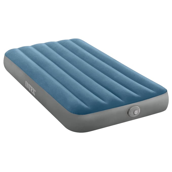Intex Twin Prestige Downy luchtbed met oplaadbare pomp - 191 x 99 x 25 cm
