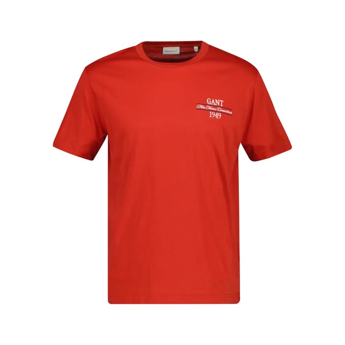 Gant Rood T-shirt met opdruk