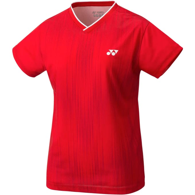 Yonex Sportshirt Crew Neck Dames Polyester Rood Mt S