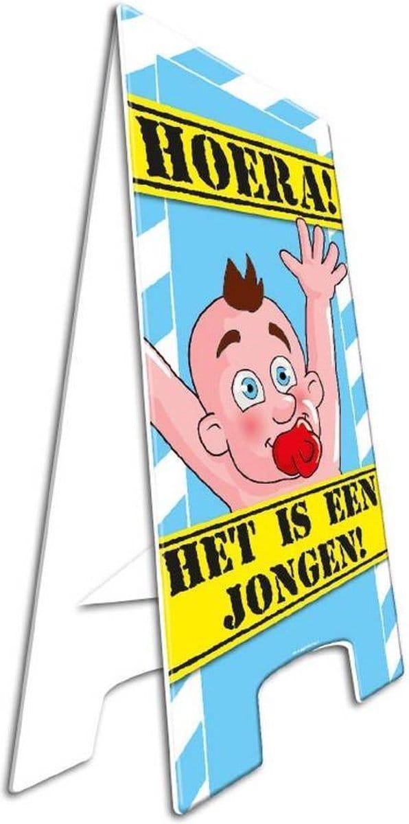 Paperdreams - Warning sign - Geboorte jongen