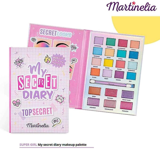 Martinelia My Secret Diary Make-up Set voor Meisjes - Boekvorm