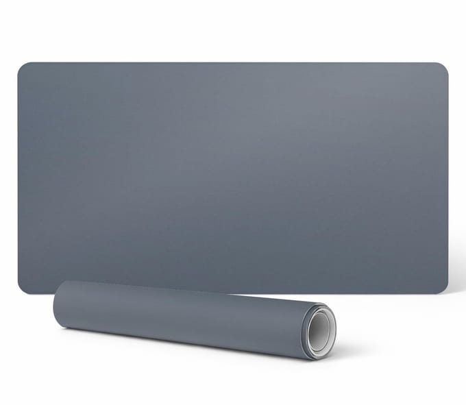 Moderne vinyl toetsenbordmat, donkerblauw, 90x45 cm