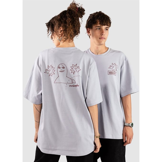 adidas Skateboarding Gonz Na T-Shirt grijs