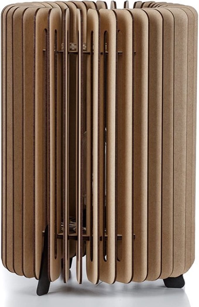 Edge Tafellamp 3 mm hout 27x19,5 cm naturel - Modern - Blij Design
