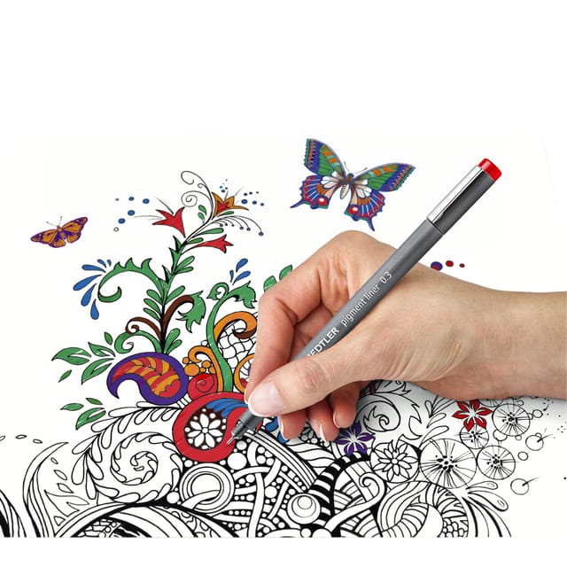 Staedtler pigment liner 308 308 005-9 Fineliner Zwart 0.05 mm 1 stuk(s)