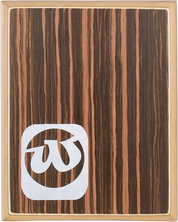 Compacte Reis Cajon Box Drum - Handpercussie Instrument met Verstelbare Snaren en Draagtas voor Muzikanten