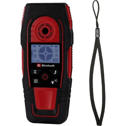 Einhell Digitale Leidingzoeker TE-MD 80 - Detectiediepte hout: 24 mm - metaal: 24 mm - ijzer: 80 mm - koper: 38 mm - geleiders: 60 mm