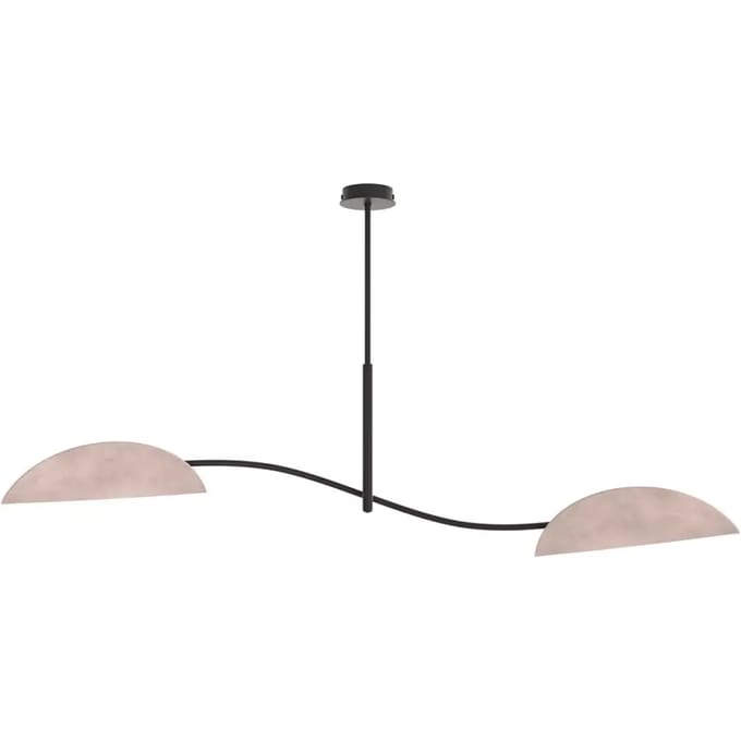 Plafondlamp met 2 lampen Emibig Lighting Lotus