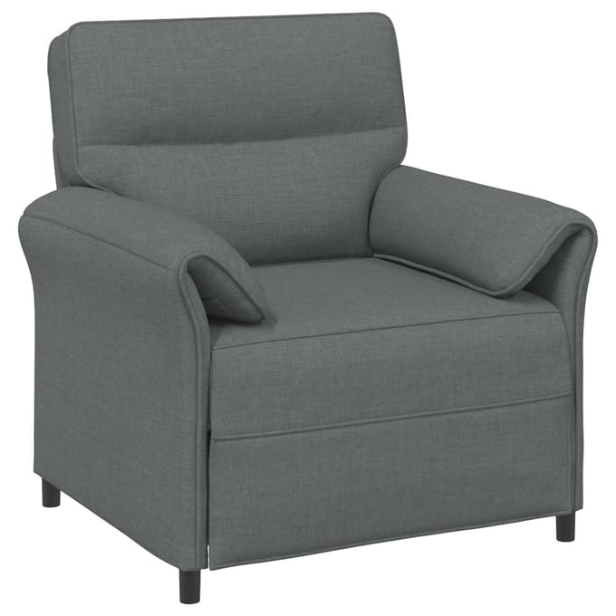vidaXL - Bank - 100% - polyester - metalen - frame - MDF, - Multiplex