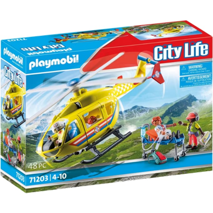 Games voor vroeg leren redden helikopter Playmobil