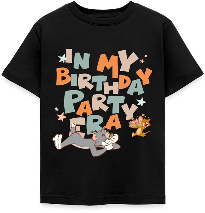 Tom And Jerry Verjaardagsontwerp T-Shirt Kinderen