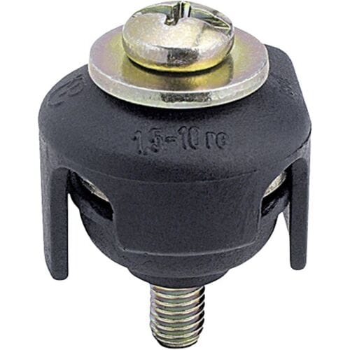HellermannTyton 435-01559 Tap Connector 1510-ST-BK Aftakklem Flexibel: - Massief: 1.5-10 mm² 1 stuk(s) Zwart