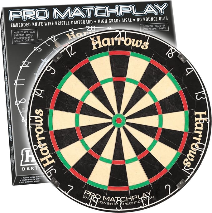 Dartbord Pro Matchplay - Officiële Maat voor Maximale Score
