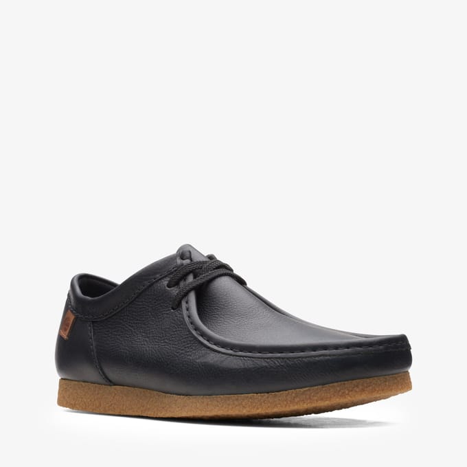 Shacre II Run Zwarte Leren Schoenen