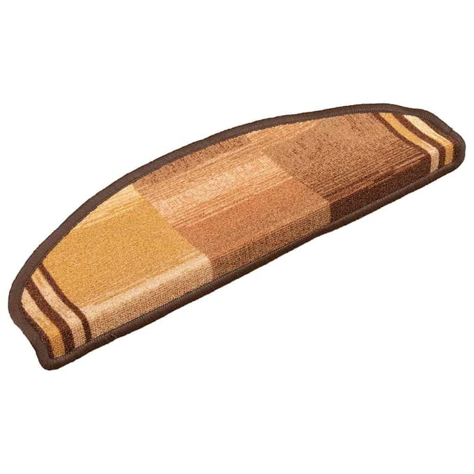 vidaXL - Trapmatten - zelfklevend - 10 - st - 65x21x4 - cm - bruin