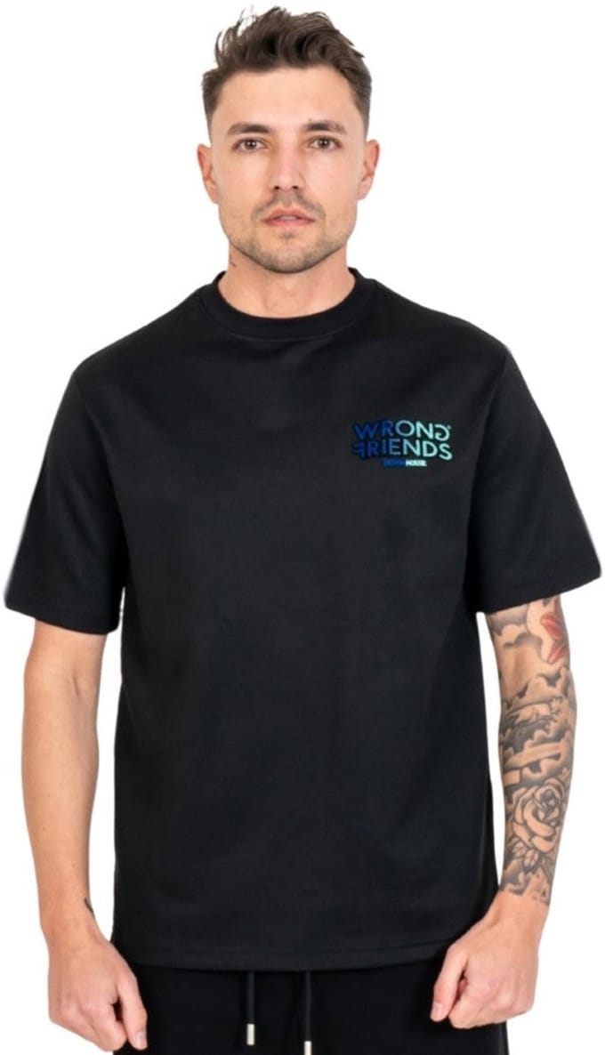 SIMI VALLEY T-SHIRT - BLACK/BLUE M