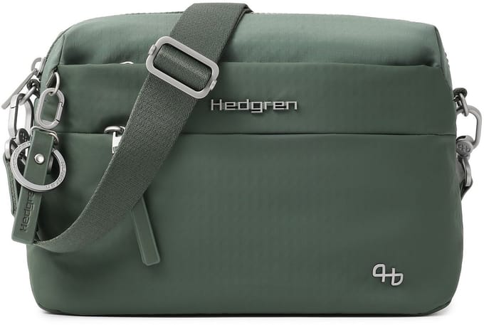 Hedgren schoudertas Furo Totoi Medium Crossover + RFID Duck Green donkergroen