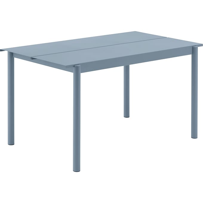 Muuto Linear Steel Tafel - pale blue - 140 x 75 cm