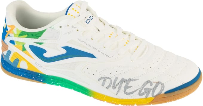 Joma DZ-7 DZ7W 25 IN, Heren witte zaalvoetbalschoenen 41 wit