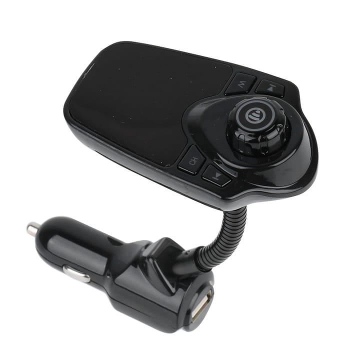 Lecteur MP3 de Voiture 4 en 1 Écran LCD Numérique Couleur Adaptateur Transmetteur Bluetooth pour Voiture pour Android black