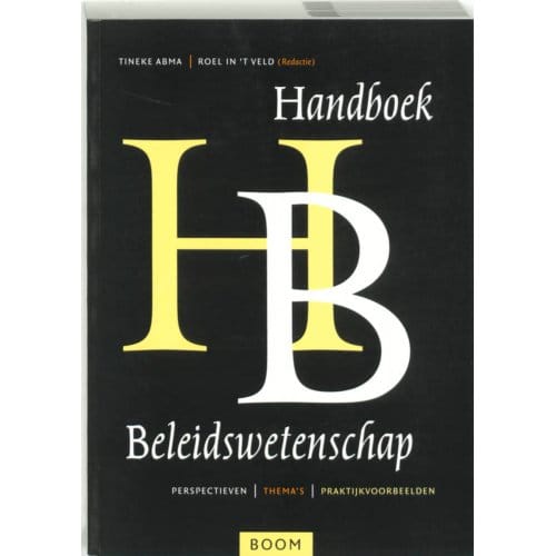 Handboek Beleidswetenschap