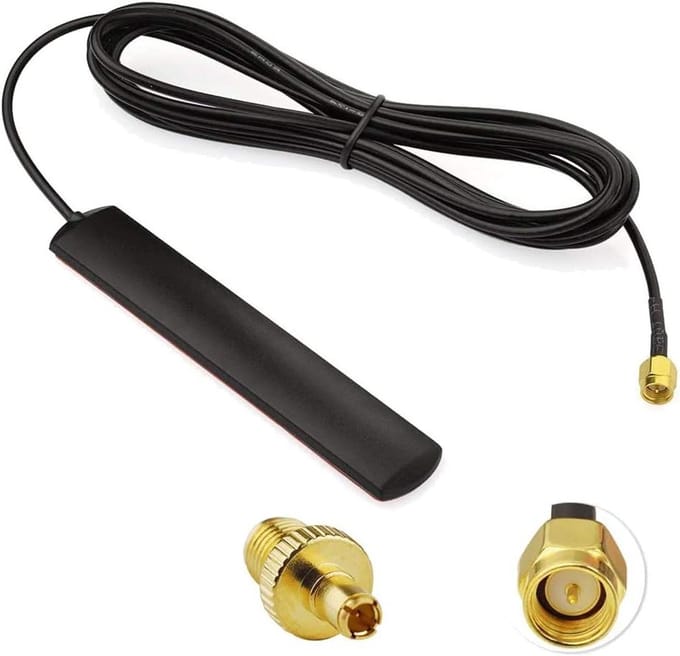 4G LTE Antenne - Mobiele Antenne GSM - Signaal Versterken - Kleefmontage - 3 meter kabel - Zwart