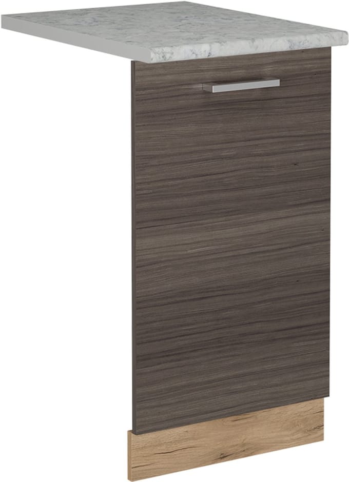 Vicco R-Line Vaatwasserfrontpaneel – 45 cm, WB Marmer Edel grijs