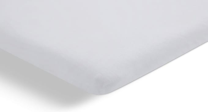 Cinderella single-split topper jersey 160 x 200 / 210cm (01)white (tot 15cm)