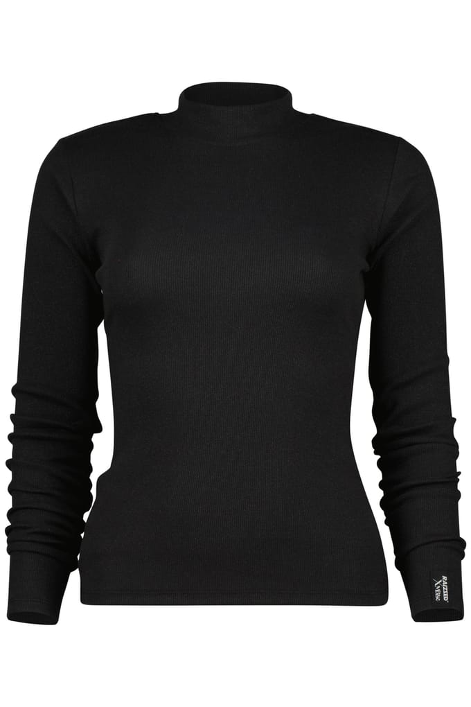 RAIZZED Jill T-shirt Deep Black Maat: L | Gebreide Truien Outlet | Dames | Zwart