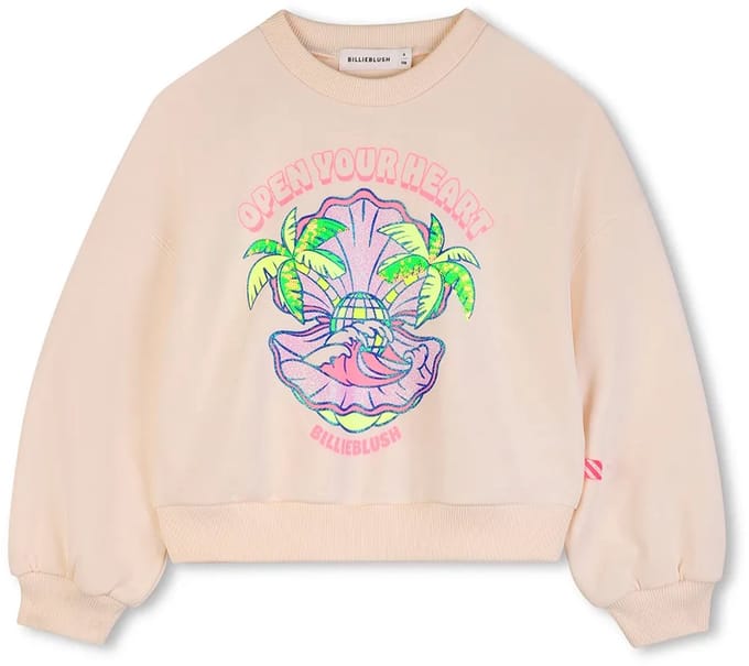 Billieblush U21916 Sweatshirt Beige 12 Years Meisje