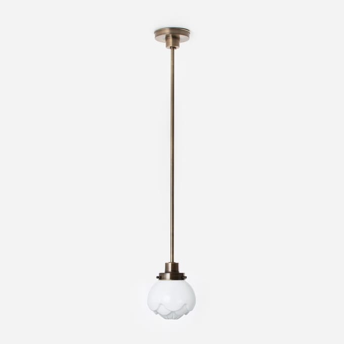 Hanglamp Paeonia 20's Brons - Art Deco Trade