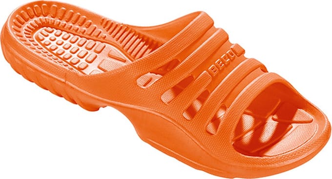 BECO heren badslippers - oranje - maat 43