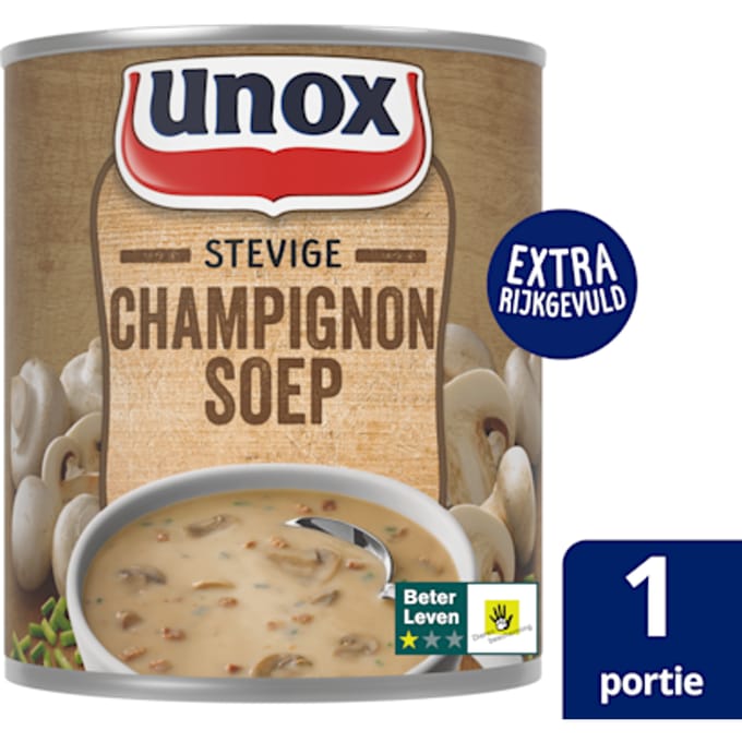 Stevige soep champignonsoep