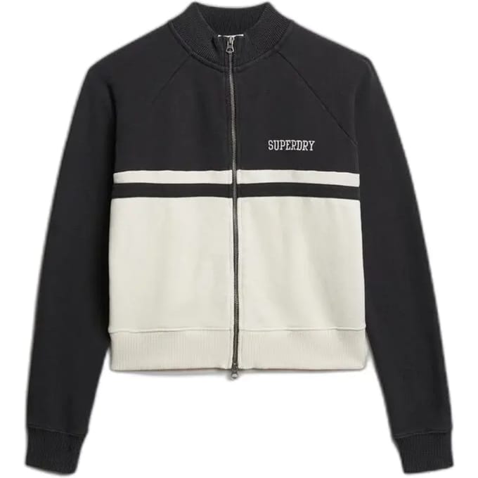 Superdry Athletic Essentials Doorritbare Trainingstrui Black Grootte: 40