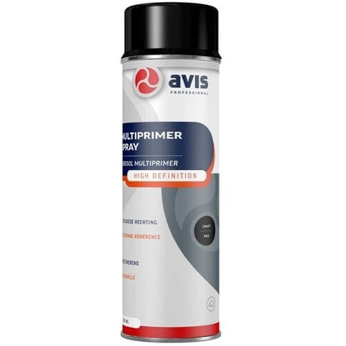 Avis multiprimer spray zwart - 500 ml.