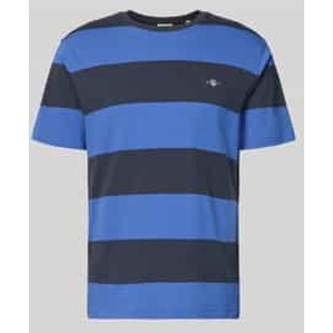 Regular fit T-shirt met logoprint Model 'BAR'