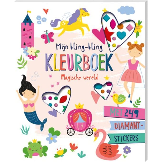 Mijn Bling-Bling Kleurboek - Magische Wereld - Interstat