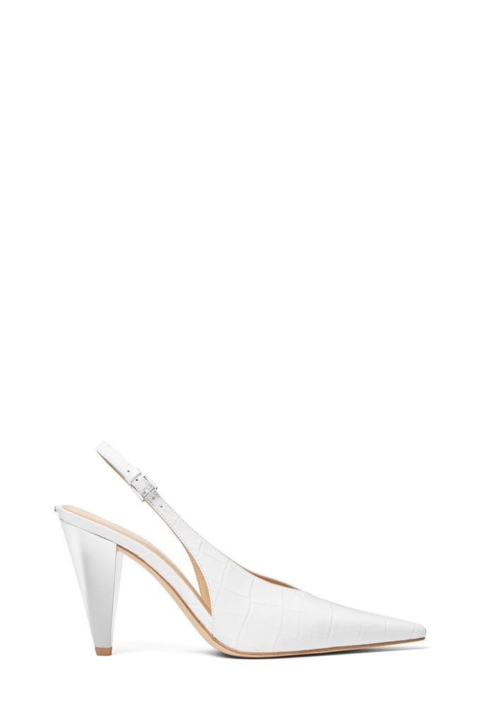 Michael Kors Electra Sling Pump Optic White Taglia: 39 | Tacchi Alti Outlet | Donna | Bianco