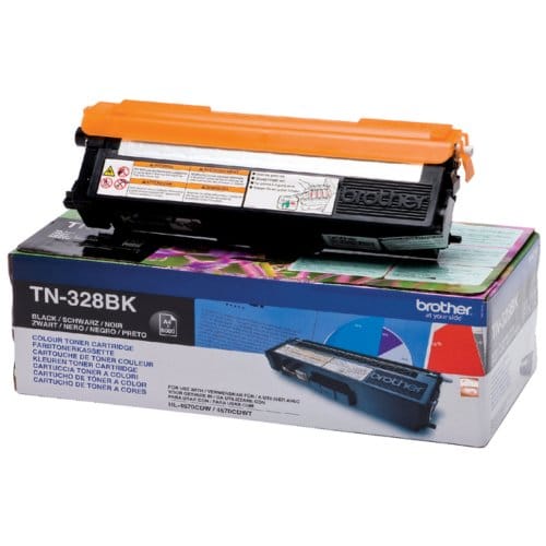 BROTHER TN-328 tonercartridge zwart extra high capacity 6.000 pagina s 1-pack