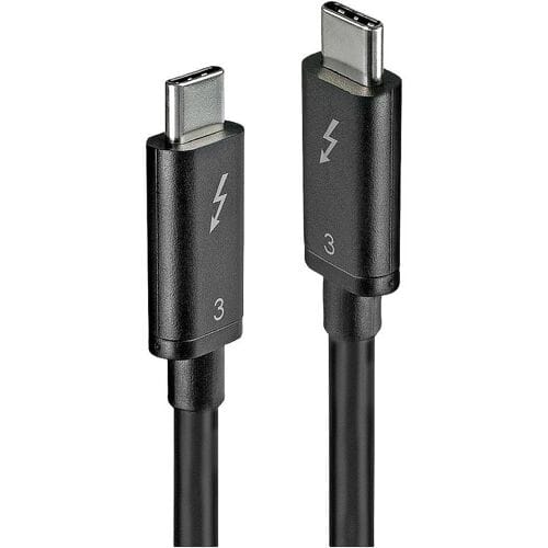 LINDY MicroConnect TB3005 USB-kabel USB 3.2 Gen1 USB-C, Thunderbolt (USB-C) stekker 0.5 m Zwart