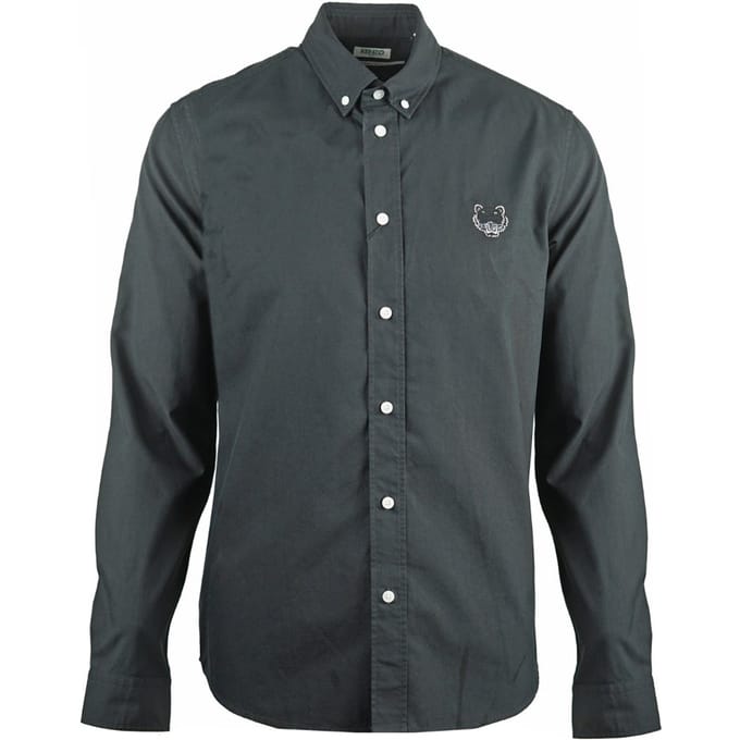Kenzo Zwart Casual Shirt