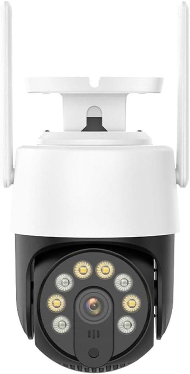 Beveiligingscamera Set - IP Camera - Huis Bewaken - Dual Lens Dubbel Beeld - 8MP - Wit