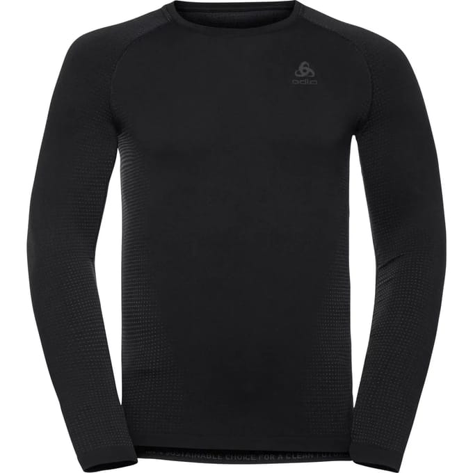 ODLO Bl Top Crew Neck L/S Performance Warm Eco Thermoshirt Heren - Maat S