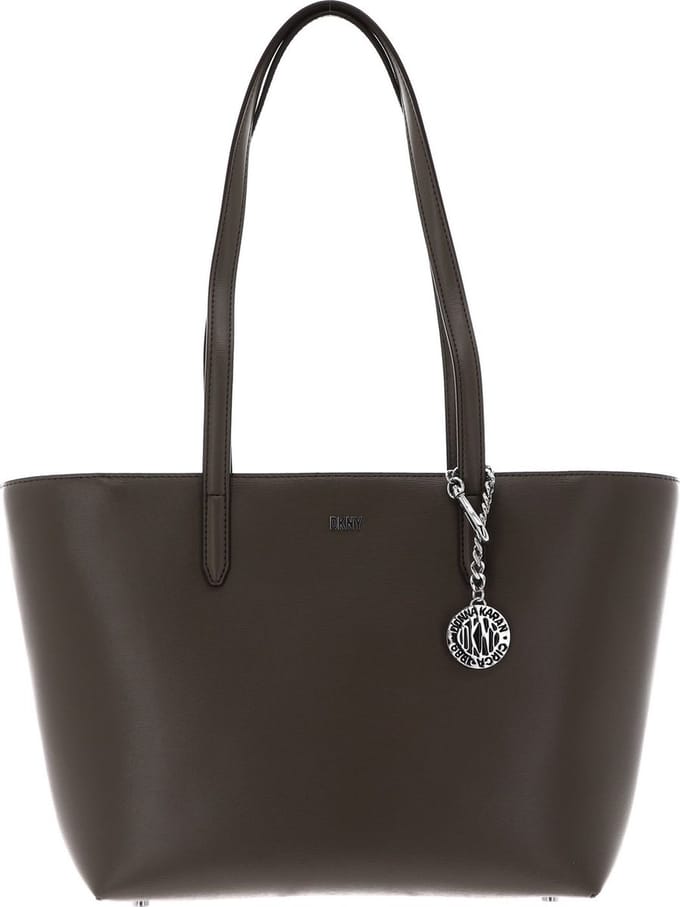 DKNY Leren Shopper Schoudertas Bryant Tote Truffle Lichtbruin
