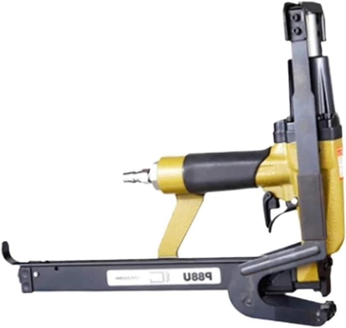 Pneumatisch Spijkerpistool - Luchtnietmachine - Meubel Stofferen - Automatisch Open - 200 Spijkers - One Color