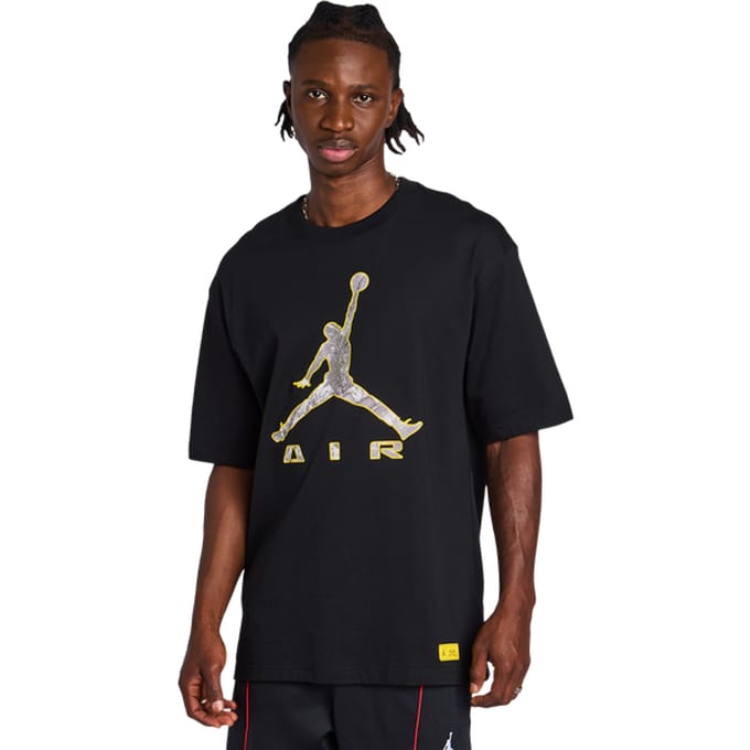 Jordan Brooklyn T-shirts Heren - Zwart - Maat L - Katoen Jersey