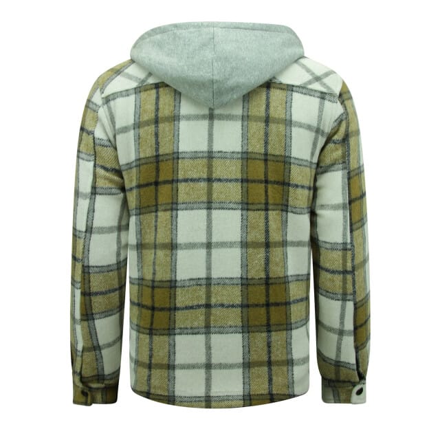 Houthakkers Jas Heren met Capuchon -7091- Bruin