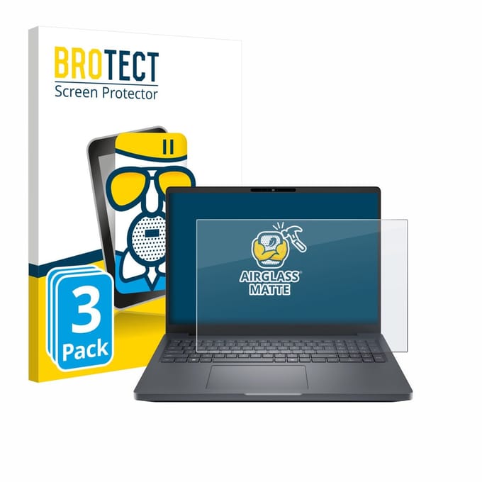 BROTECT - Screenprotector voor Dell Pro Max 16 Plus - Folie Beschermfolie Beschermglas matte 3 Stuks