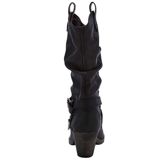Rocket Dog Vrouwen/dames Sidestep Mid-Calf Western Boot (Zwart)