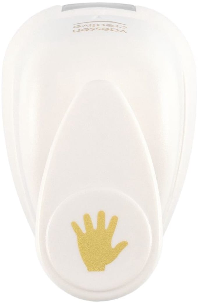 Vaessen Creative Pons - Figuurpons - Hand - 7 x 9 mm